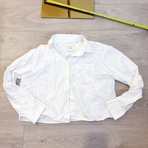 JW ANDERSON x UNIQLO Crisp White Shirt button up size small, sold as is